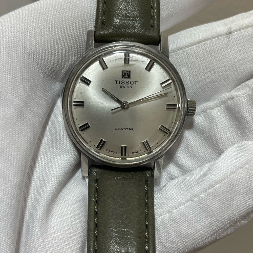 Tissot Seastar Manual 17 Jewels Cal 781-1 34mm Men’s Watch Vintage Rare